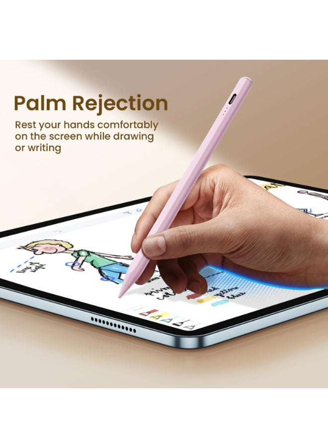 هيان 2026 أحدث قلم Stylus لـ iPad (2018-2025) -13 دقيقة شحن سريع مع حساسية الميل ورفض النخيل لـ iPad 11/10/9/8/7/6th Gen ، Air 7/6/5/4/3/M3/M2 ، Pro 13 "/12.9" /11" /M4 ، Mini 7/6/5th - Image 5